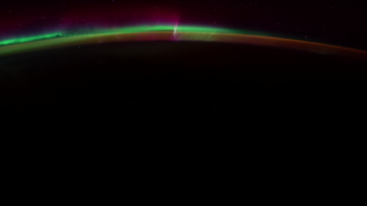 Antarctica’s Southern Lights, an Aerial film shown full frame