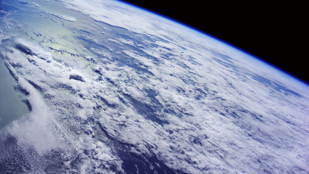 Caribbean Islands, an Aerial film shown full frame