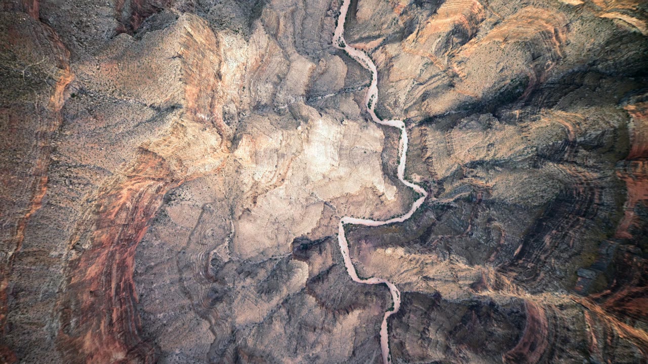Grand Canyon from Above, an Aerial film shown full frame