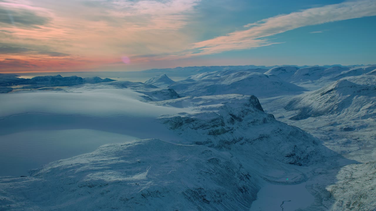 Greenland Glacier, an Aerial film shown full frame