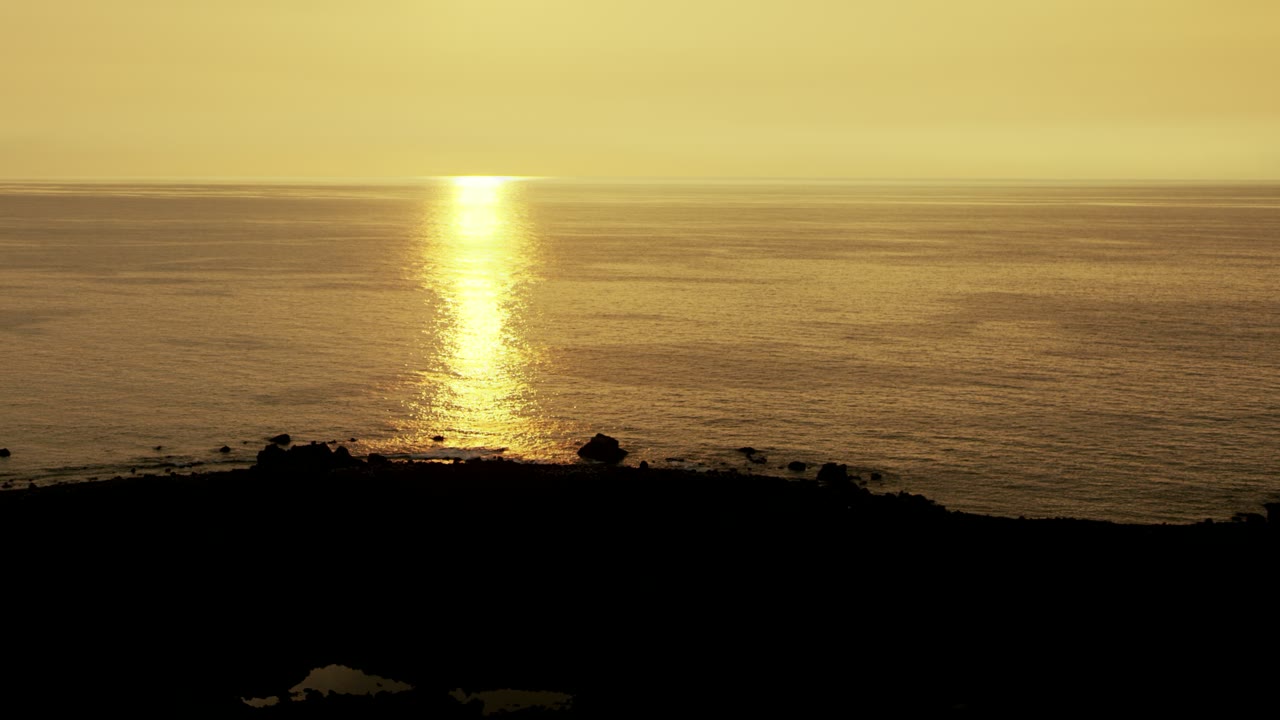 Hawaii Ocean, an Aerial film shown full frame