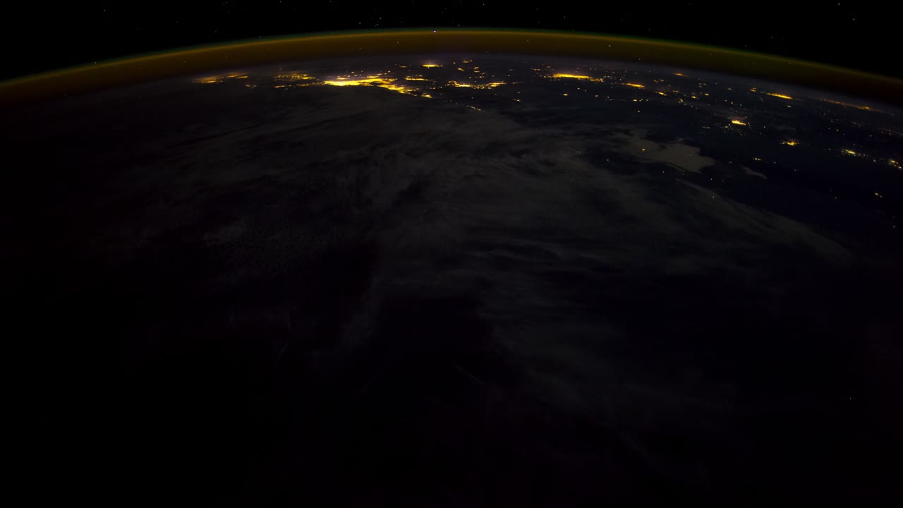 North America Aurora, an Aerial film shown full frame