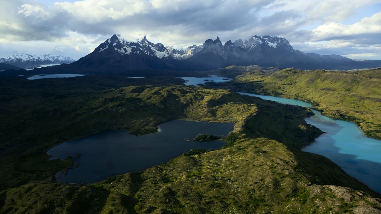 Patagonia Range, an Aerial film shown full frame