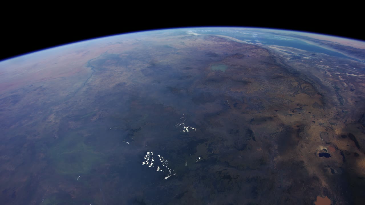South Africa, an Aerial film shown full frame