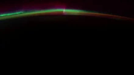 Antarctica’s Southern Lights Aerial wallpaper