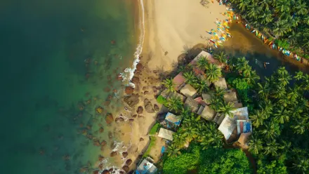 Goa Beaches Aerial wallpaper