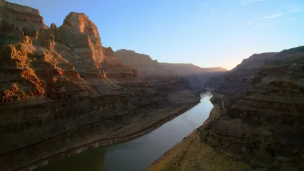 Grand Canyon Evening Aerial wallpaper