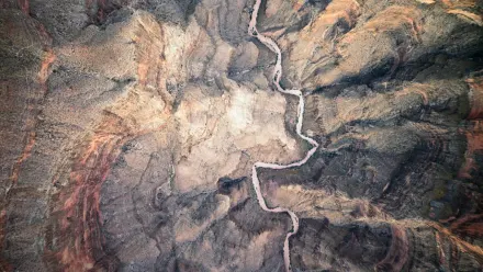 Grand Canyon from Above Aerial wallpaper