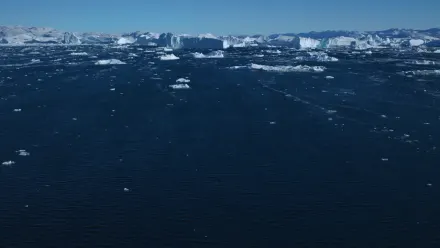 Greenland Coast Aerial wallpaper