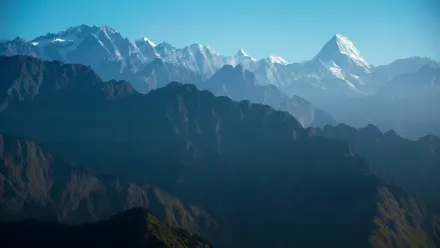 Himalayas Day Aerial wallpaper