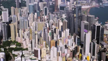 Hong Kong Skyline Aerial wallpaper
