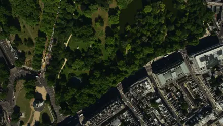 London from Above Aerial wallpaper