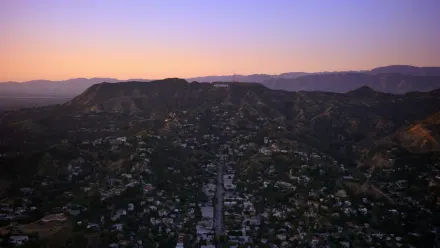 Los Angeles Hills Aerial wallpaper