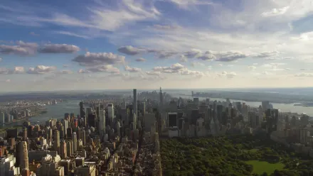 New York Midtown Aerial wallpaper