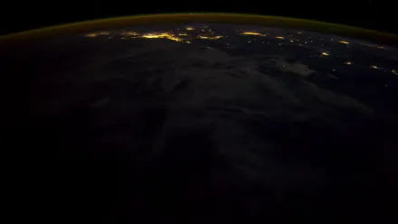 North America Aurora Aerial wallpaper