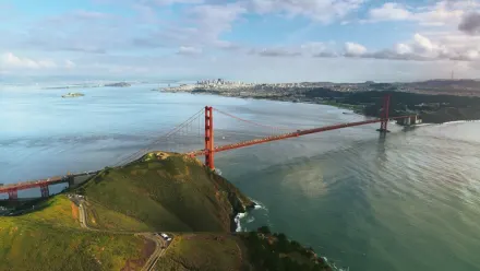 San Francisco Bay Aerial wallpaper