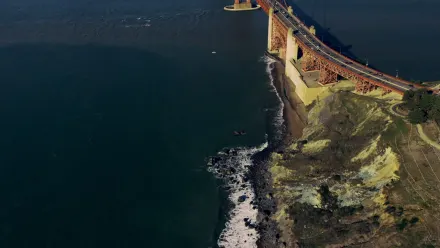 San Francisco’s Golden Gate Bridge Aerial wallpaper