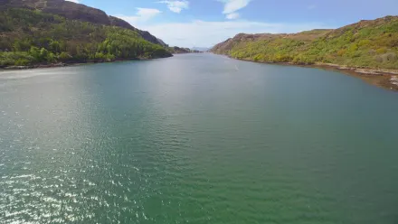 Scotland Loch Aerial wallpaper