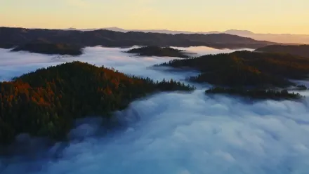 Sonoma Clouds Aerial wallpaper