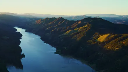 Sonoma River Aerial wallpaper