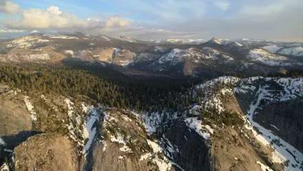 Yosemite Horizon Aerial wallpaper