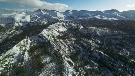 Yosemite Mountains Aerial wallpaper