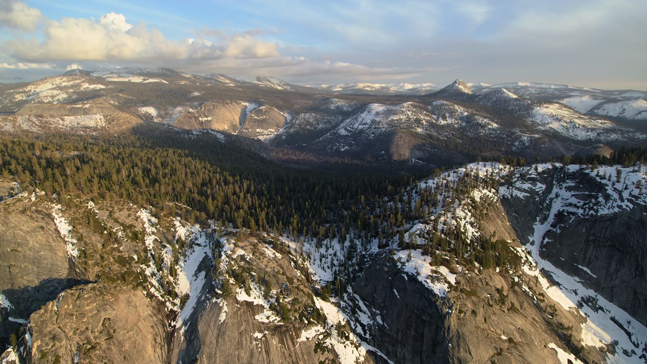 Yosemite Horizon, an Aerial film shown full frame